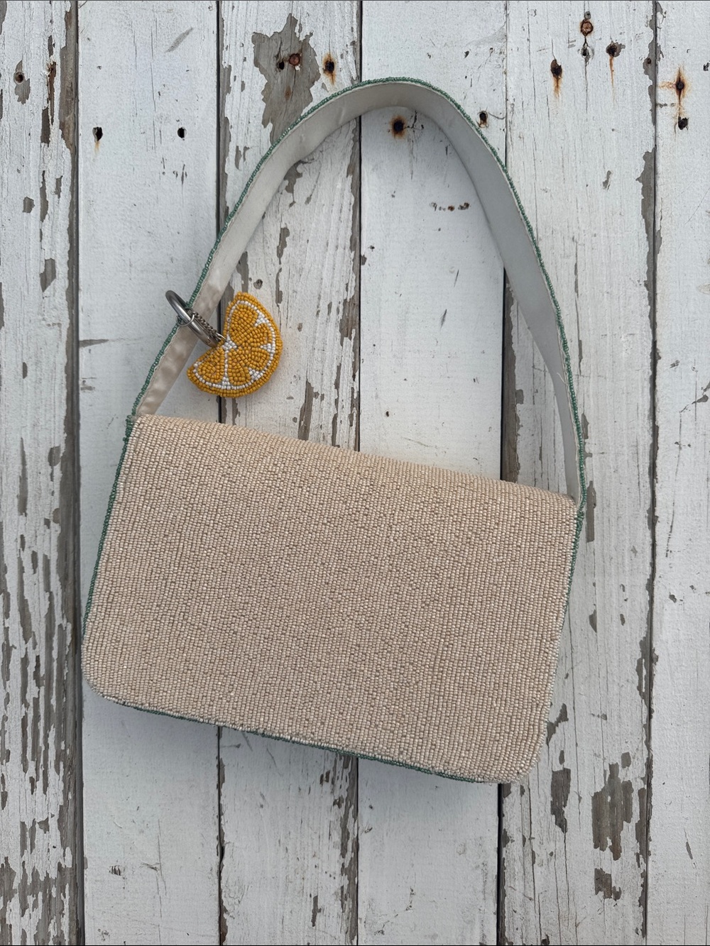 Beaded Vintage Style Swim Maiden Handbag - Picture 3 of 8